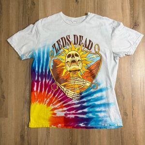 Zeds Dead Las Vegas Dj Blue Tie Dye Shirt Sz L Rave Festival EDM Official Merch